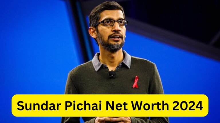 Sundar Pichai Net Worth 2024